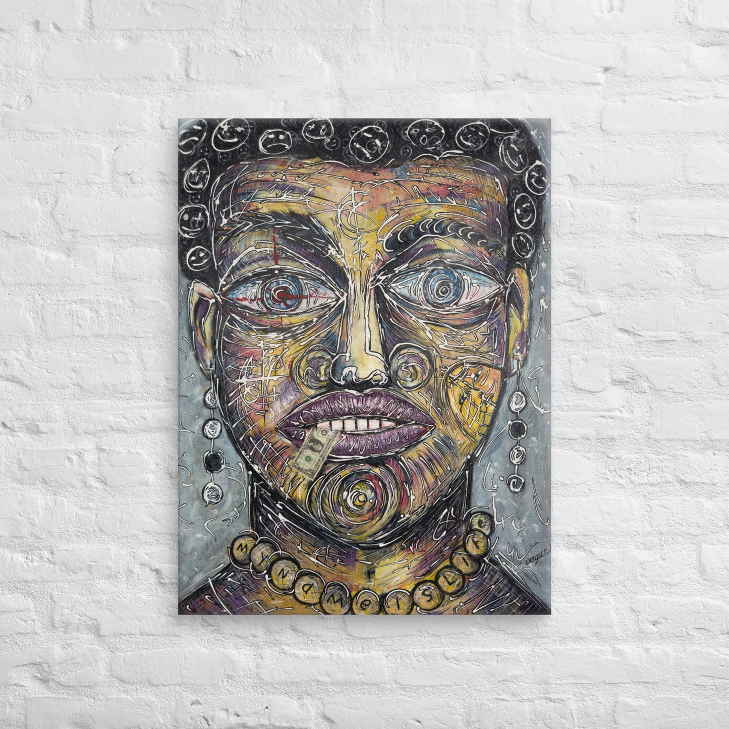 "MONEY MONEY" IMPRESIÓN DIGITAL LIENZO COLECCIÓN LA HABANA