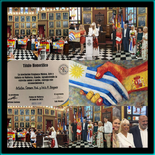 💫“La historia que nos une”: un homenaje artístico en el 200º aniversario de la Independencia de Uruguay en Mallorca.