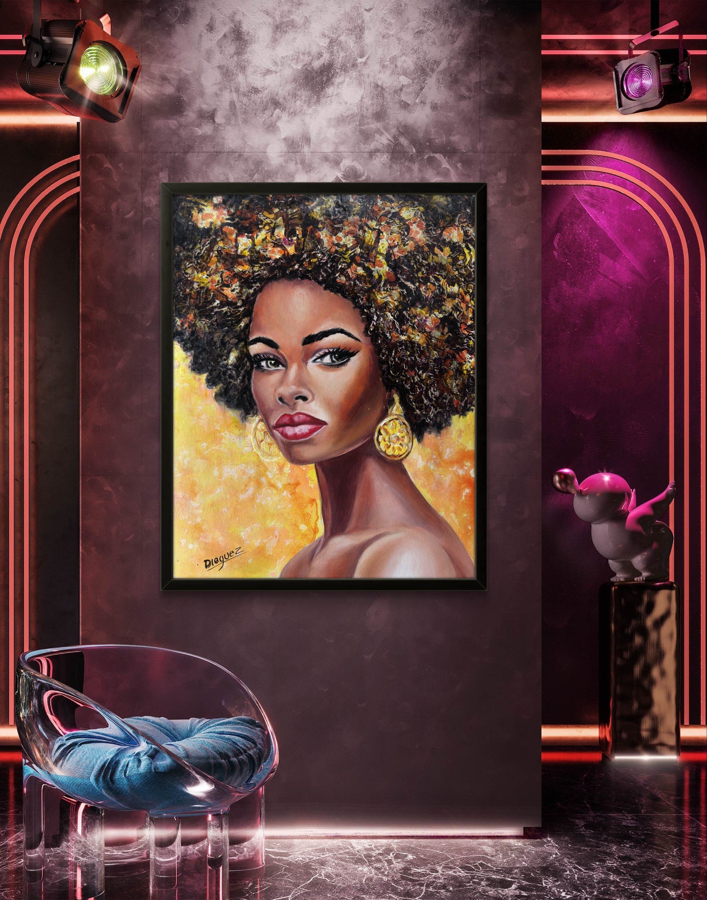ROSTROS AFRO QUINCE