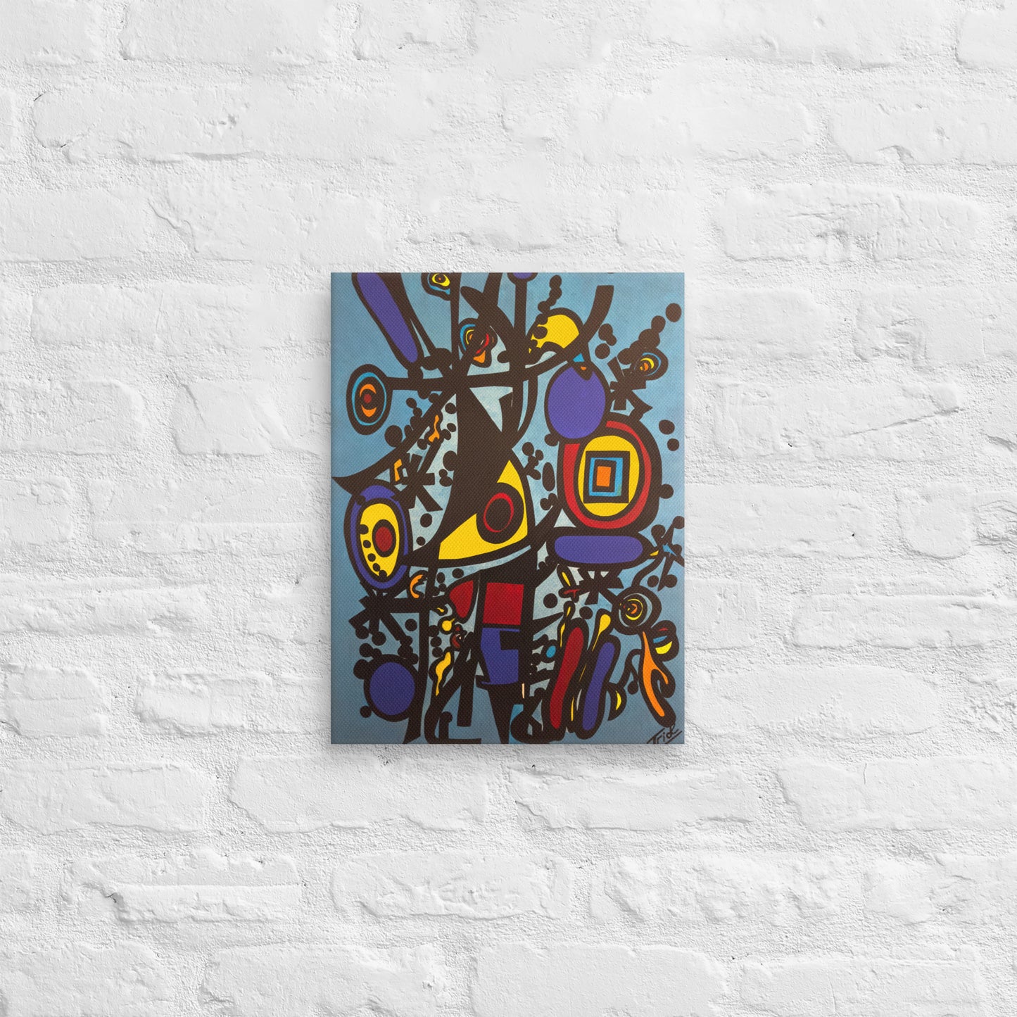 "THE ARTIST" DIGITAL PRINT CANVAS MIRÓ SPECIAL SERIES