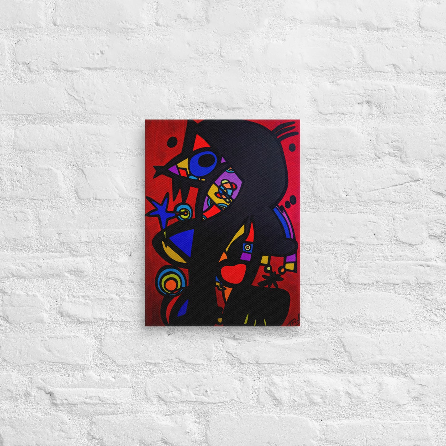 "THE CAT" DIGITAL PRINT CANVAS MIRÓ SPECIAL SERIES