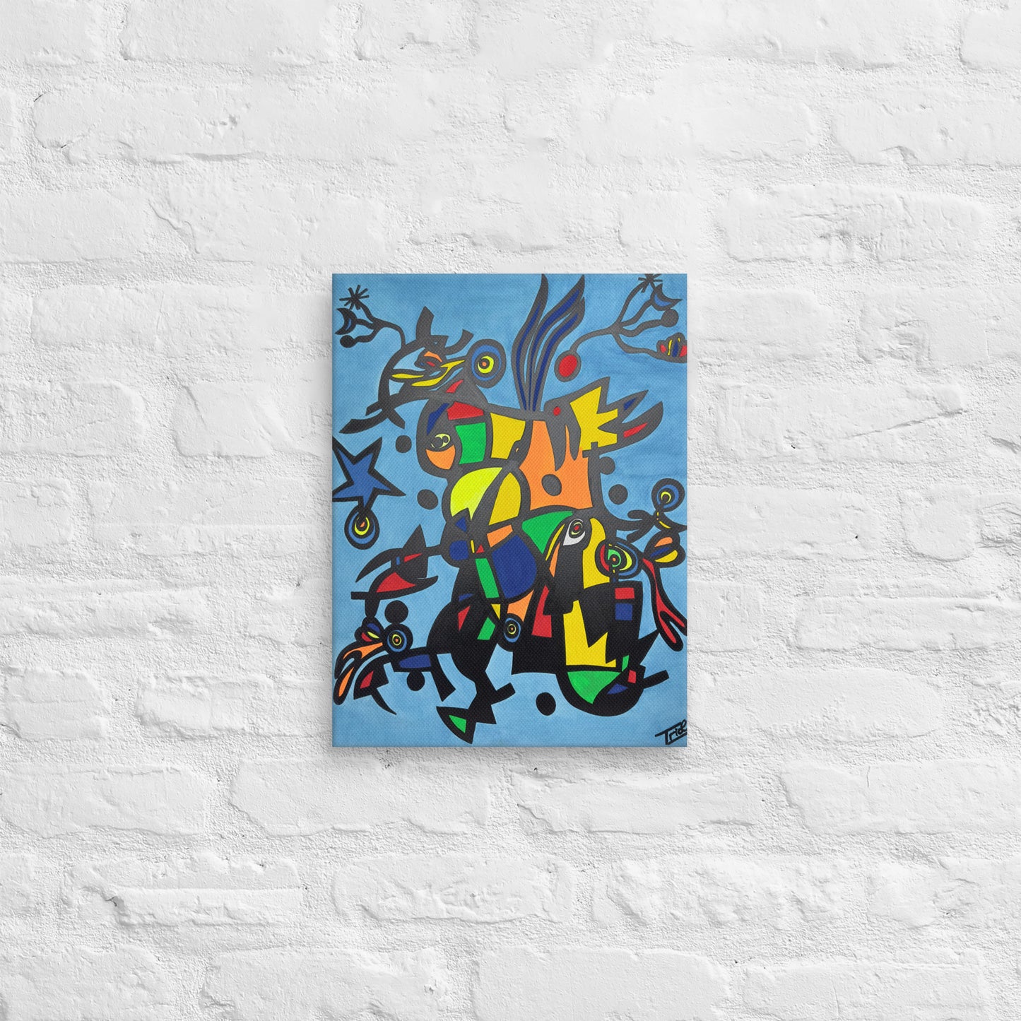 "LIBERATION" DIGITAL PRINT CANVAS MIRÓ SPECIAL SERIES