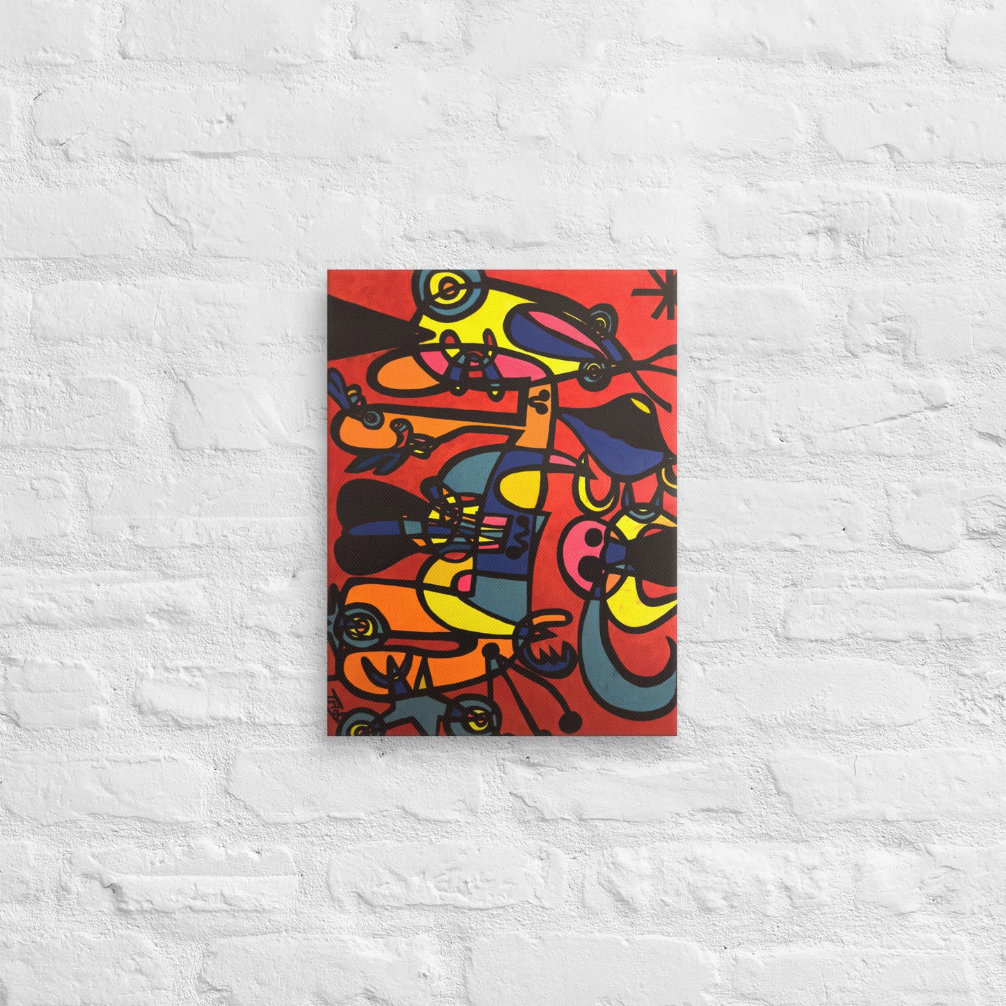 "THE MAGICIAN" DIGITAL PRINT CANVAS MIRÓ SPECIAL SERIES