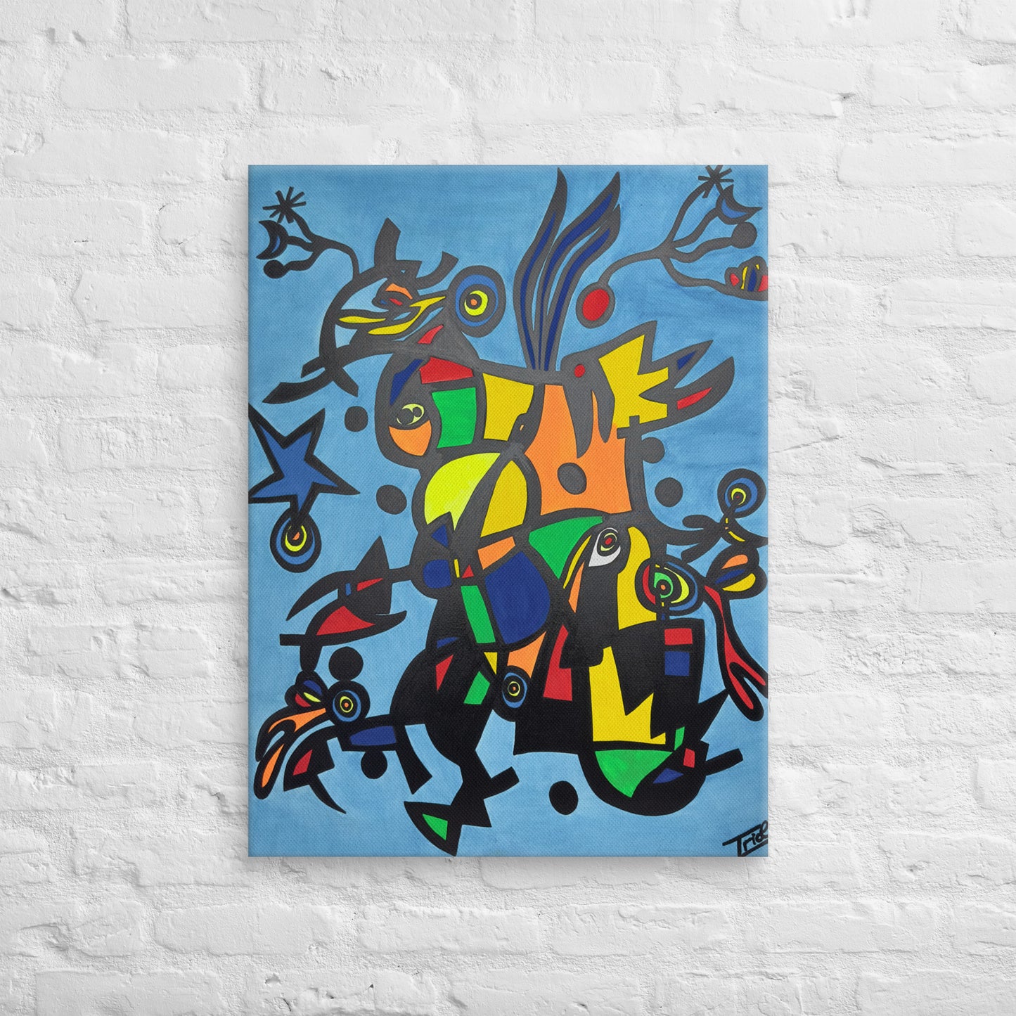 "LIBERATION" DIGITAL PRINT CANVAS MIRÓ SPECIAL SERIES