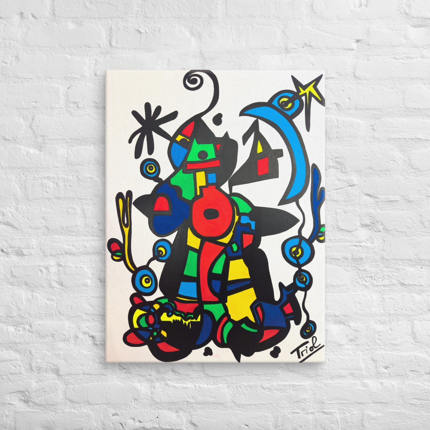 "TRANSFORMACIÓN" IMPRESIÓN DIGITAL LIENZO SERIE ESPECIAL MIRÓ