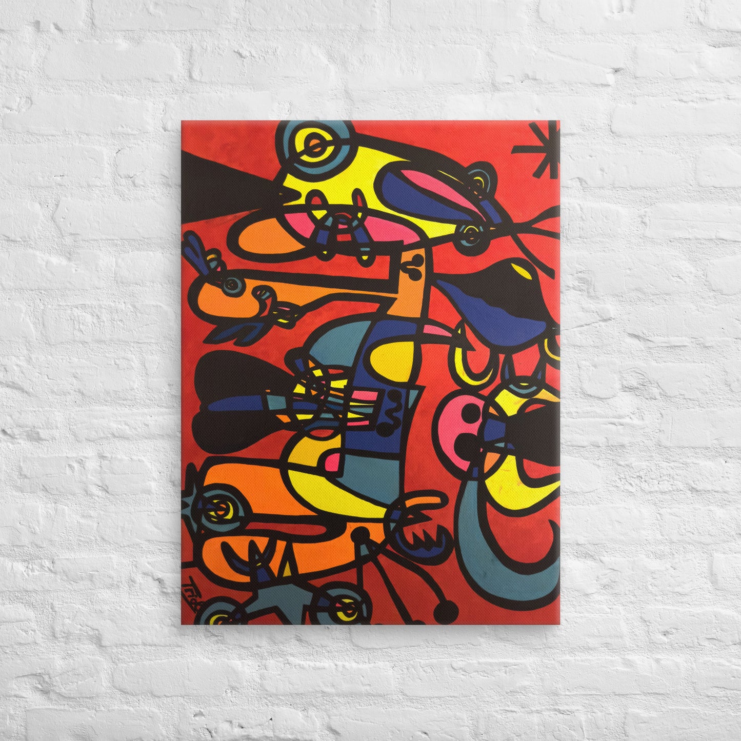 "THE MAGICIAN" DIGITAL PRINT CANVAS MIRÓ SPECIAL SERIES