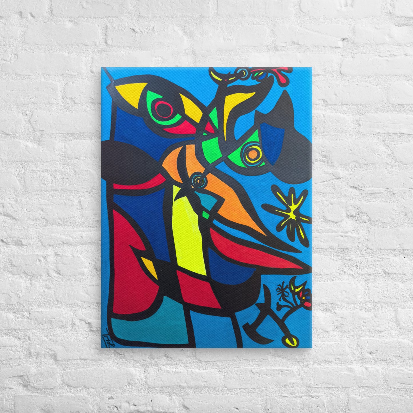 "BIRDS" DIGITAL PRINT CANVAS MIRÓ SPECIAL SERIES