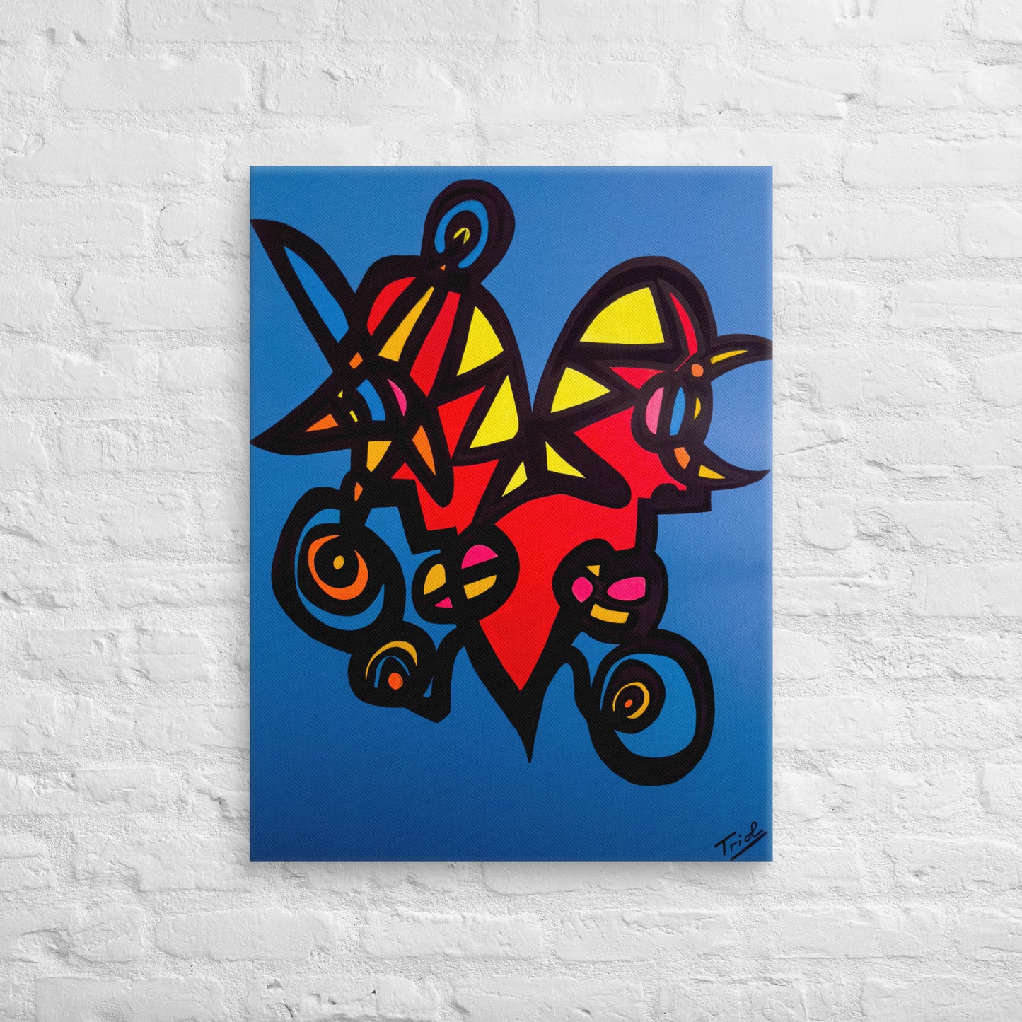 "WITH AN OPEN HEART" DIGITAL PRINT CANVAS COLLECTION THE WORLDS OF TRIOL