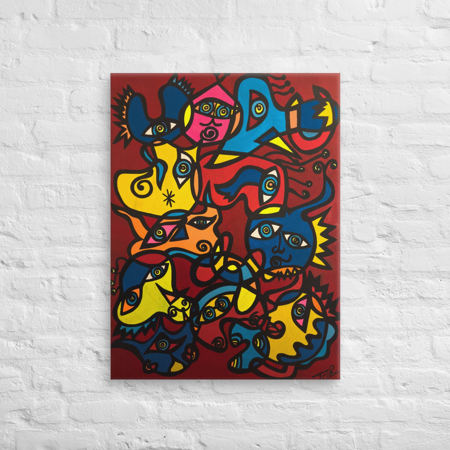 "DIVERSITY" DIGITAL PRINT CANVAS COLLECTION THE WORLDS OF TRIOL