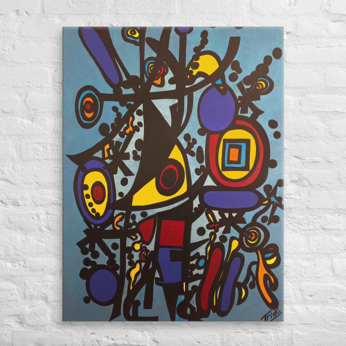 "THE ARTIST" DIGITAL PRINT CANVAS MIRÓ SPECIAL SERIES