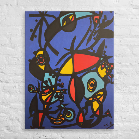 "MONITORED" DIGITAL PRINT CANVAS MIRÓ SPECIAL SERIES