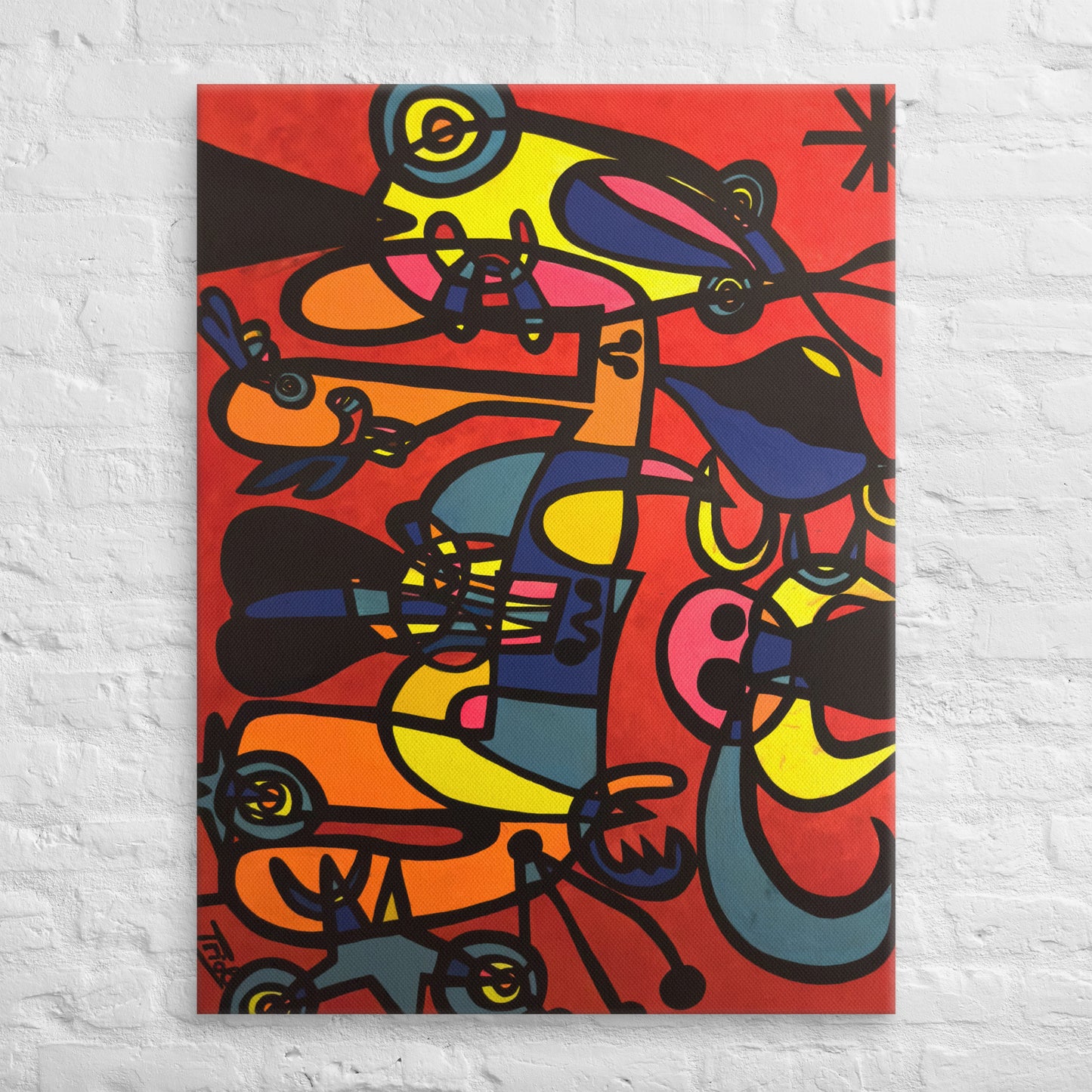 "THE MAGICIAN" DIGITAL PRINT CANVAS MIRÓ SPECIAL SERIES